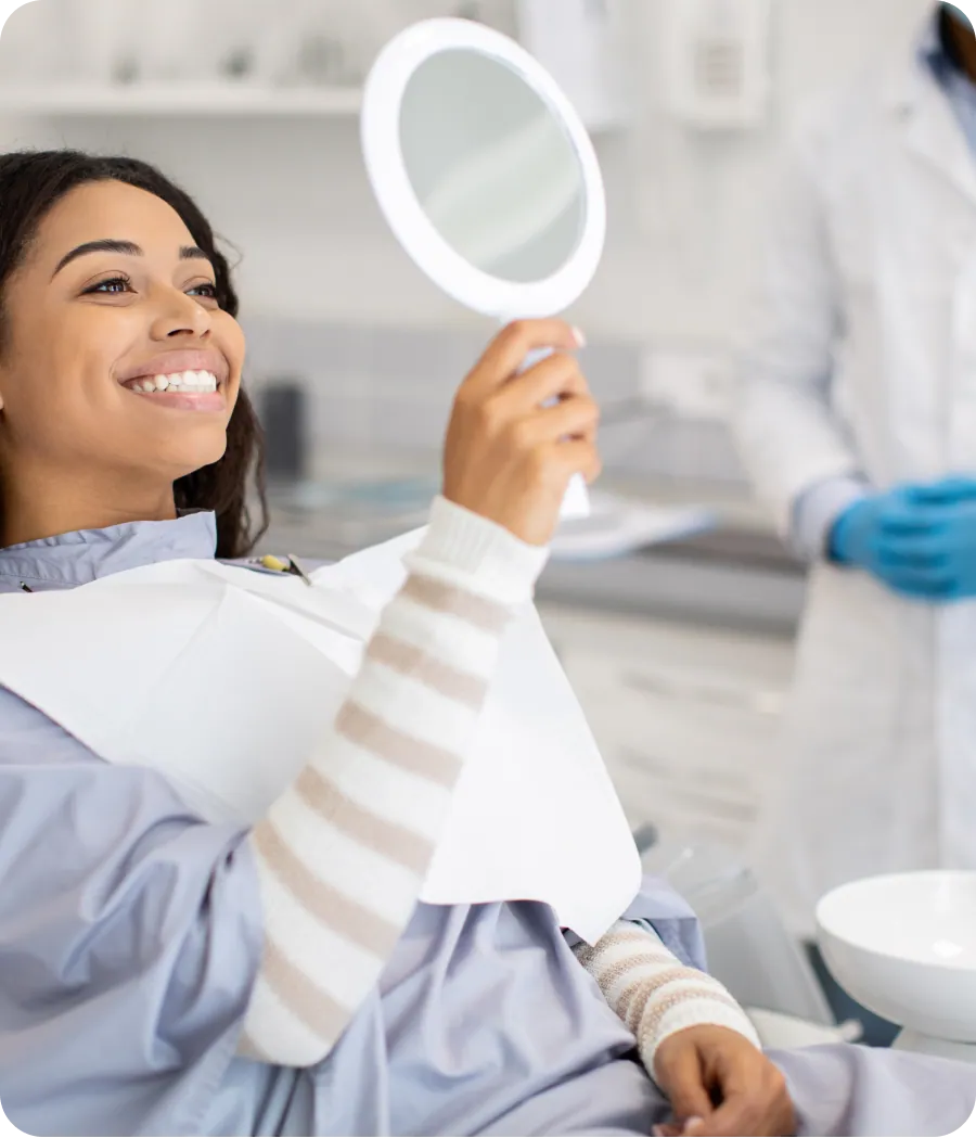 Porcelain veneers shade selection