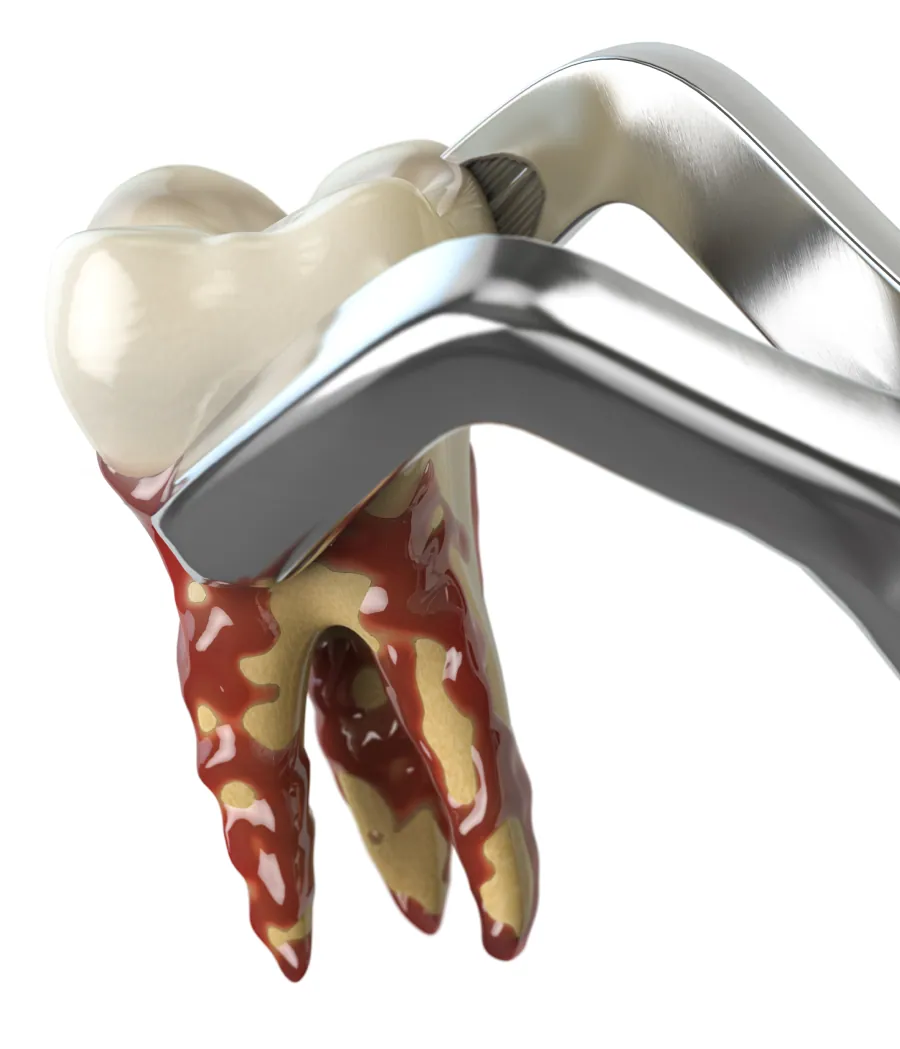 Patient relaxed in the dental chair